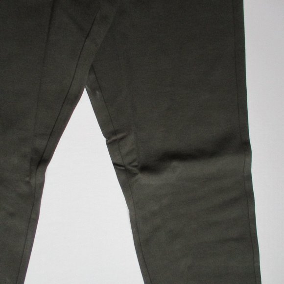 Dark Green Skinny Ankle Pants Stretch Rayon Fabric LC Lauren Conrad Sz 18 NWT - Picture 6 of 9